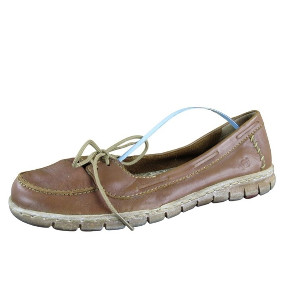 Born Women's ‎ Flat Brown Leather Sz 8.5 Medium Gently Used 2025